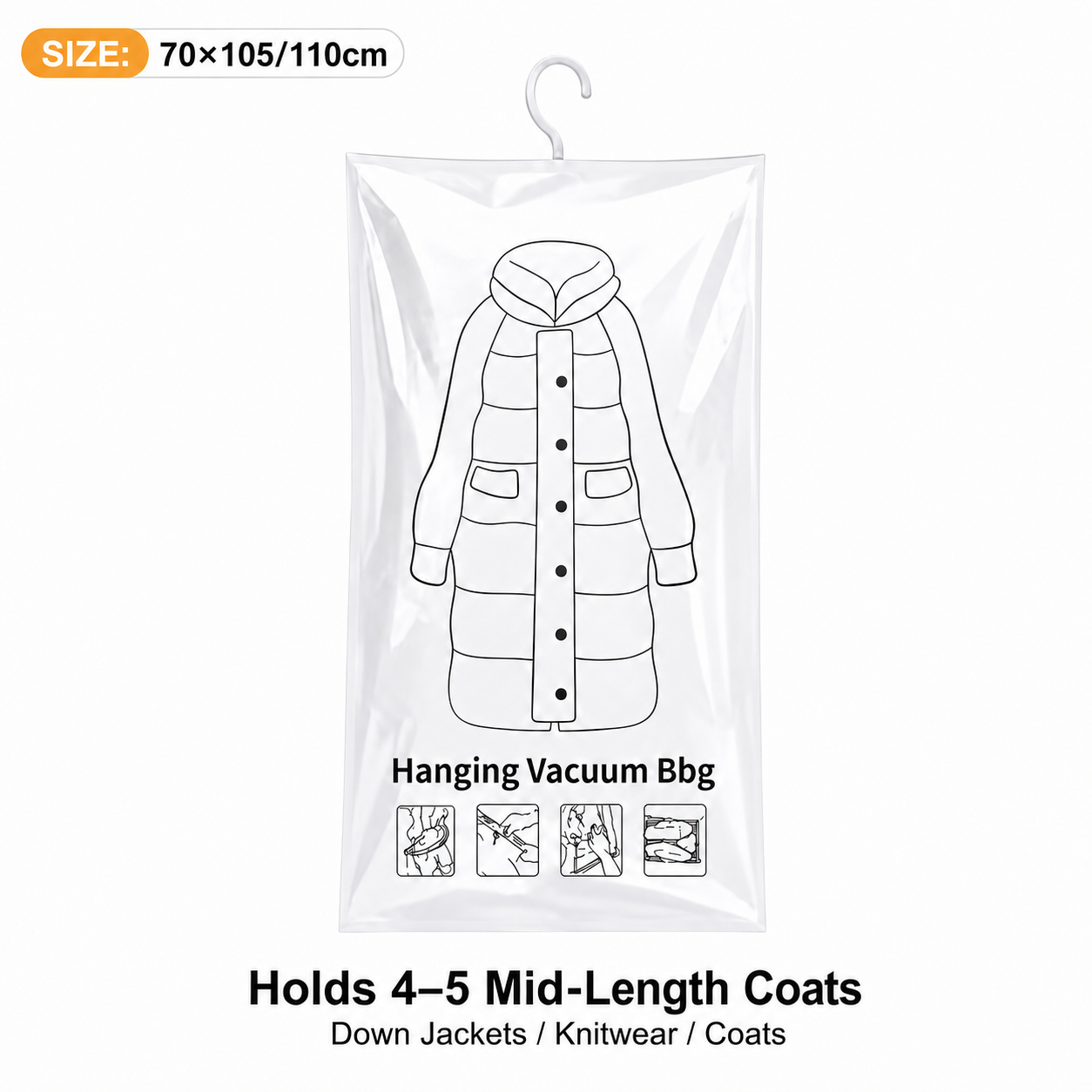 Loves™🧥Hanging Vacuum Storage Bags – Hanging Design for Wardrobe, Air Vacuum Compression, Waterproof Dustproof & Space-Saving 🧹