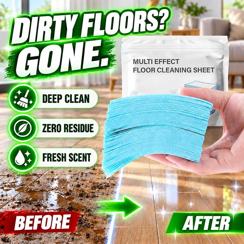 Loves™ Water-Soluble Floor Cleaning Sheets — Deep Clean, Zero Mess