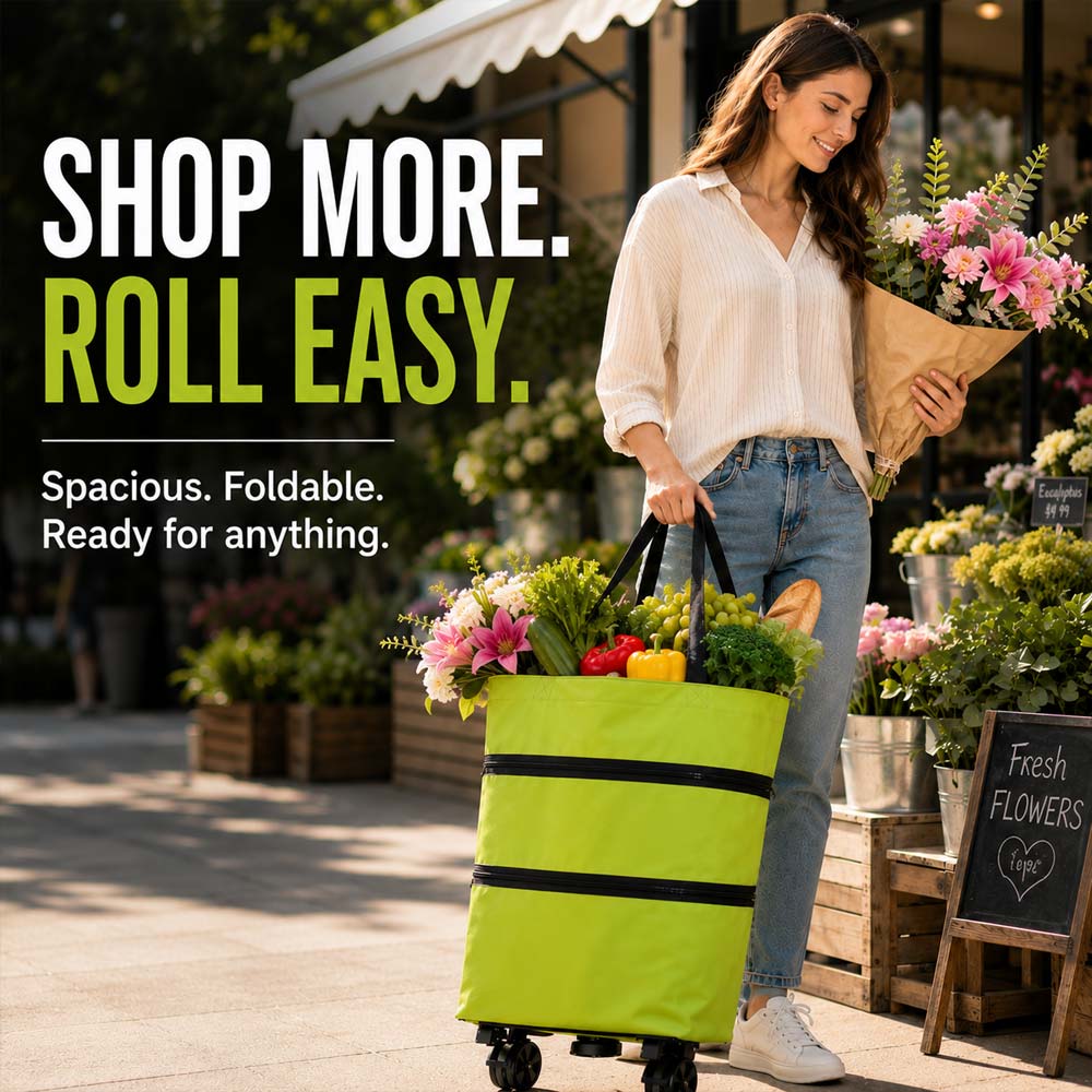 🔥HOT SALE 50% OFF🔥Novveo™ Foldable 2-in-1 Shopping Bag