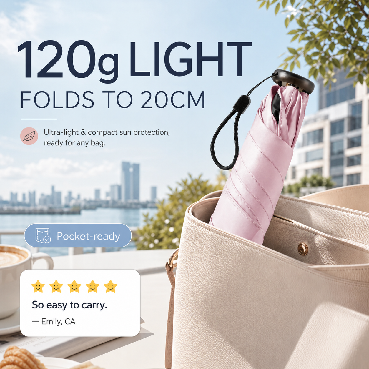 Loves™🔥Buy more Save more🎁Ultra-Lightweight Compact All-Weather Umbrella☂️