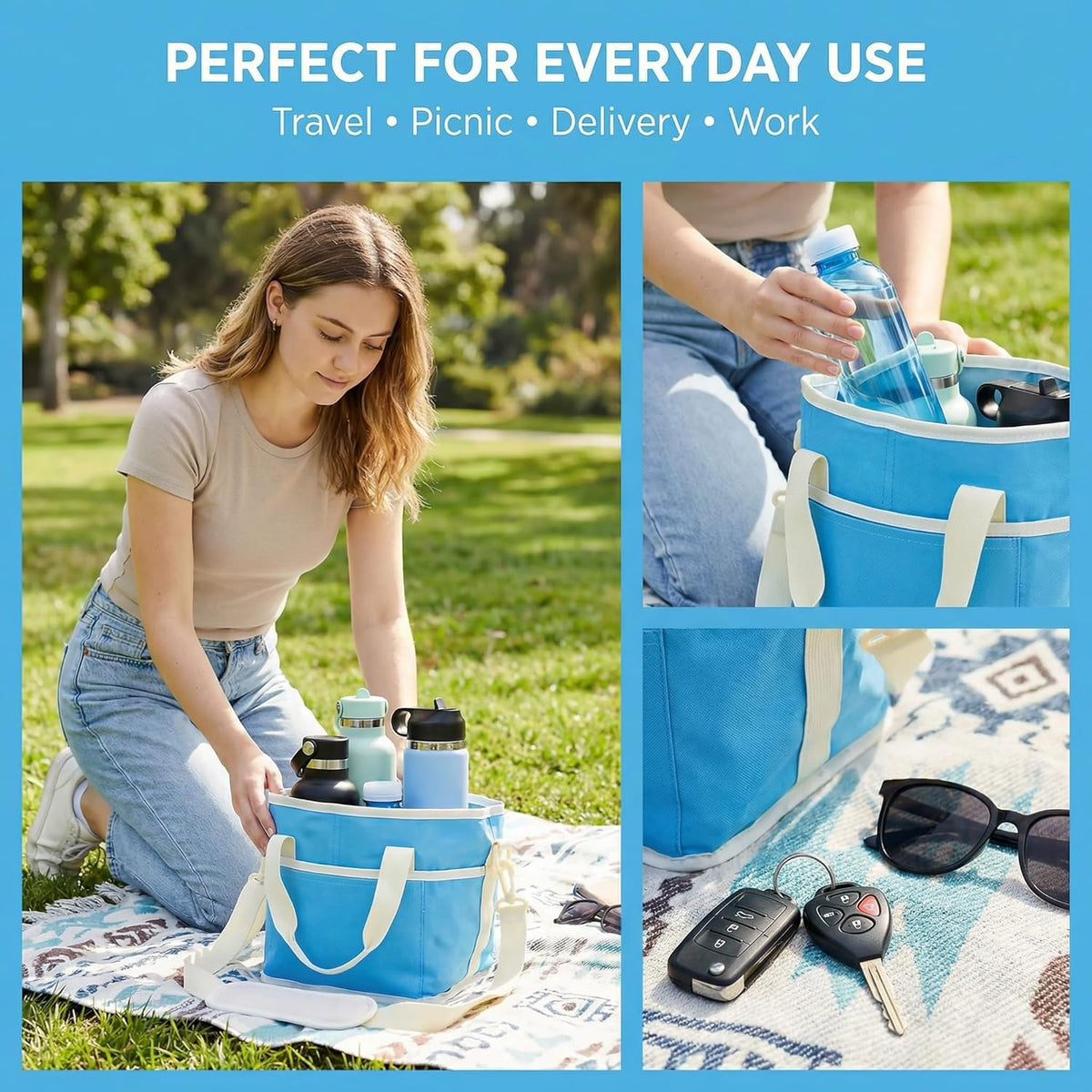 Loves™ 4-Bottle Carrier Bag – Stay Organized Anywhere