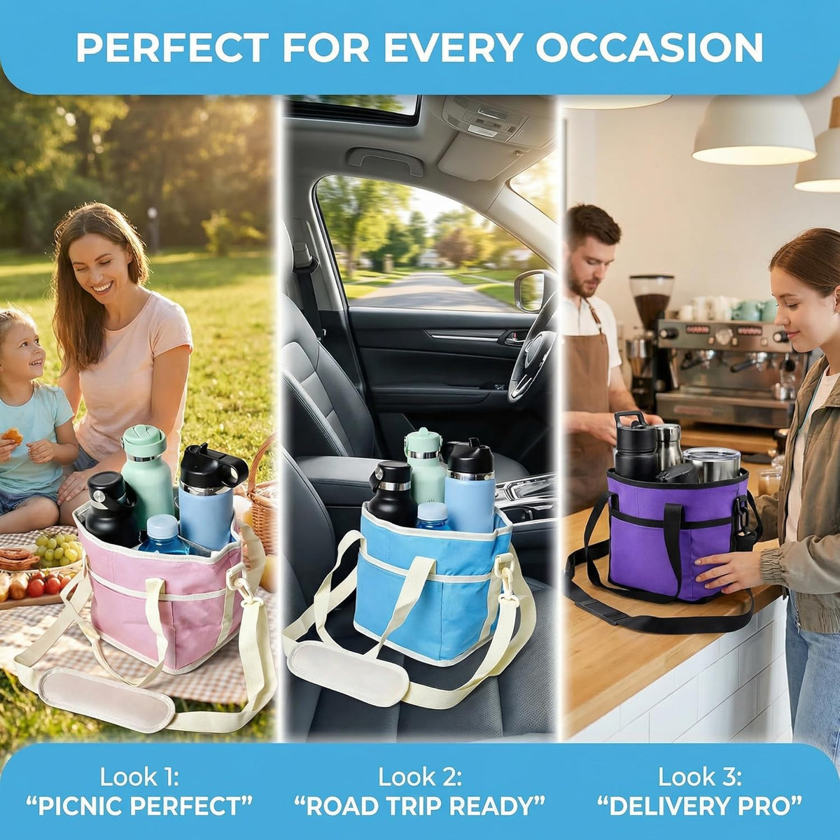 Loves™ 4-Bottle Carrier Bag – Stay Organized Anywhere