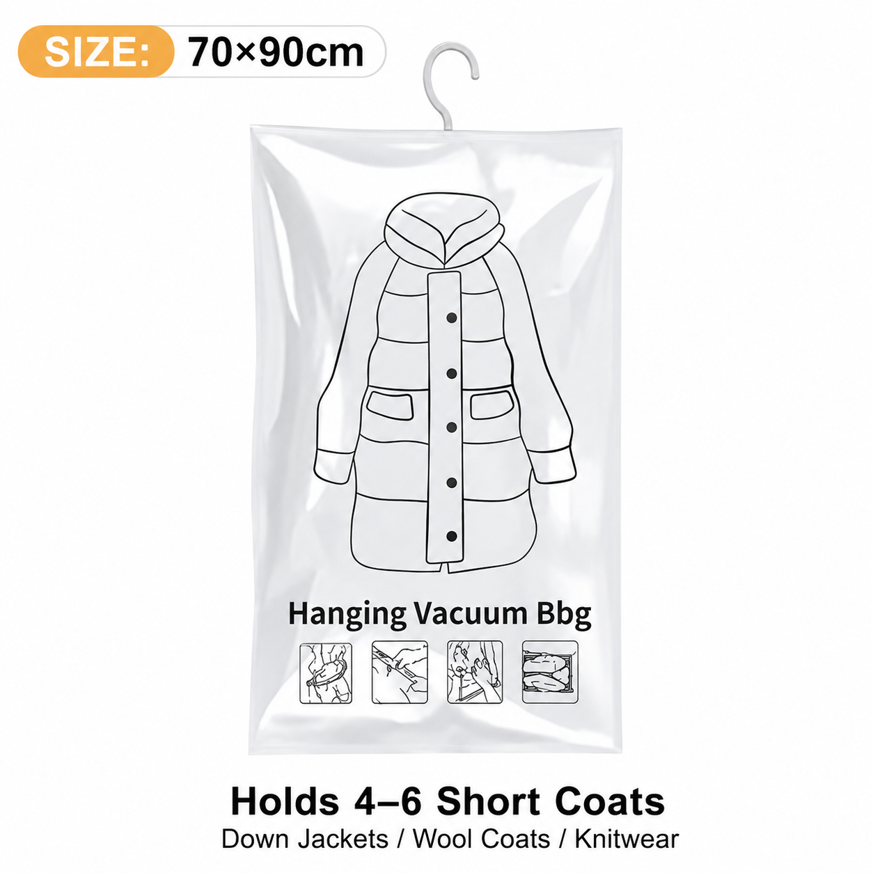 Loves™🧥Hanging Vacuum Storage Bags – Hanging Design for Wardrobe, Air Vacuum Compression, Waterproof Dustproof & Space-Saving 🧹