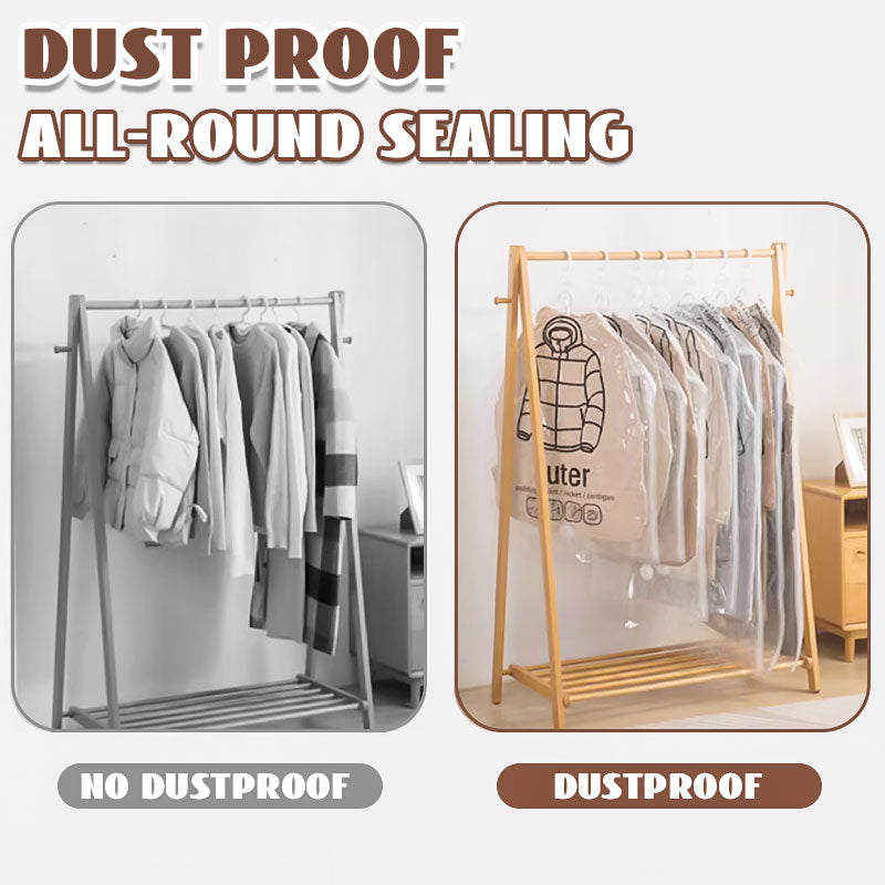 Loves™🧥Hanging Vacuum Storage Bags – Hanging Design for Wardrobe, Air Vacuum Compression, Waterproof Dustproof & Space-Saving 🧹