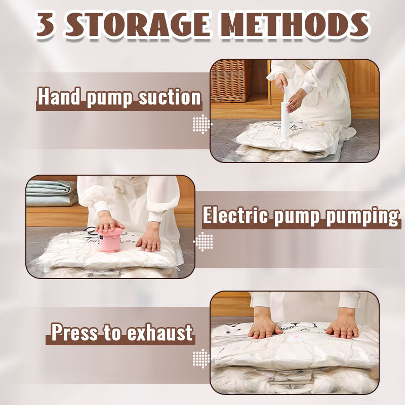 Loves™🧥Hanging Vacuum Storage Bags – Hanging Design for Wardrobe, Air Vacuum Compression, Waterproof Dustproof & Space-Saving 🧹