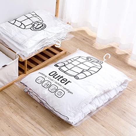 Loves™🧥Hanging Vacuum Storage Bags – Hanging Design for Wardrobe, Air Vacuum Compression, Waterproof Dustproof & Space-Saving 🧹