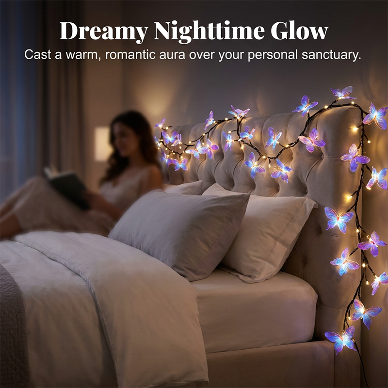 🥳2026 HOT SALE🥳💞50K+ SOLD!🌿Romantic Butterfly Vine LED Lights