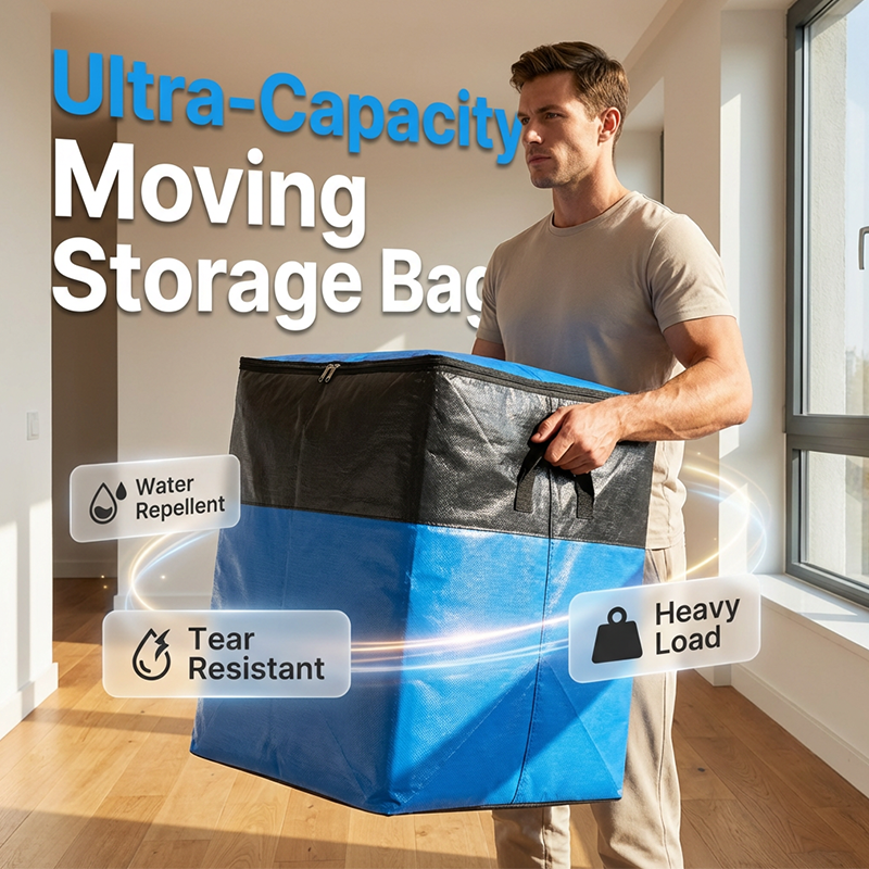 🥳2026 HOT SALE🥳💞50K+ SOLD!📦🔥 50% OFF! Collapsible Storage & Moving Bag – Heavy‑duty PE, water‑resistant. Extra‑large 180L, folds flat. Reinforced handles, perfect for moving or loft storage. 🏠✨