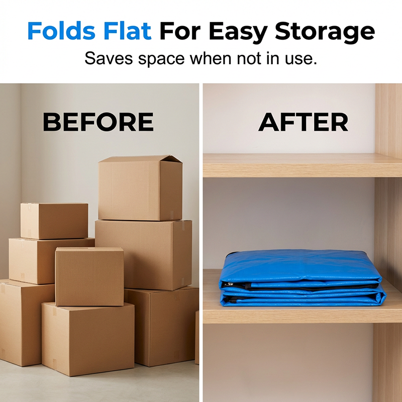 🥳2026 HOT SALE🥳💞50K+ SOLD!📦🔥 50% OFF! Collapsible Storage & Moving Bag – Heavy‑duty PE, water‑resistant. Extra‑large 180L, folds flat. Reinforced handles, perfect for moving or loft storage. 🏠✨