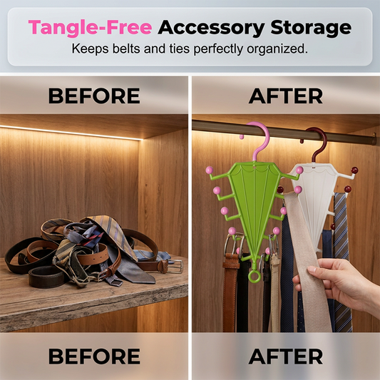 🔥 Buy 3 Get 2 Free | Multi-Functional V-Shaped Double Sided Hanger Storage Rack