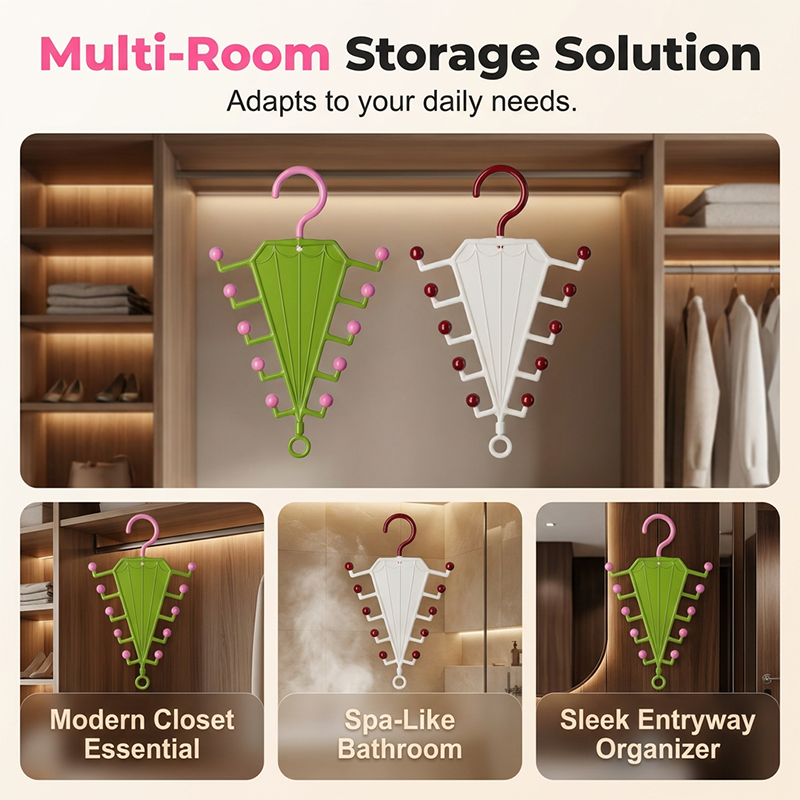 🔥 Buy 3 Get 2 Free | Multi-Functional V-Shaped Double Sided Hanger Storage Rack