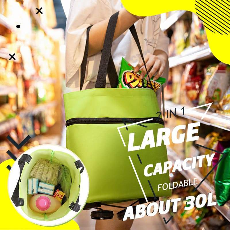 🔥HOT SALE 50% OFF🔥Novveo™ Foldable 2-in-1 Shopping Bag